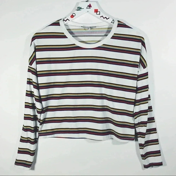 Purple Snow Long Sleeve Crop - Picture 1 of 5